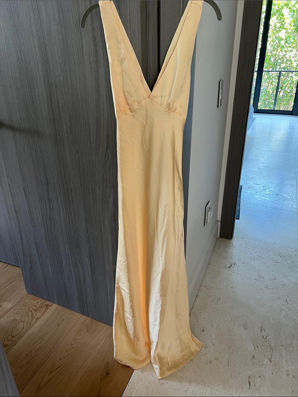 REVOLVE Pale Yellow Maxi Dress - Picture 2 of 9